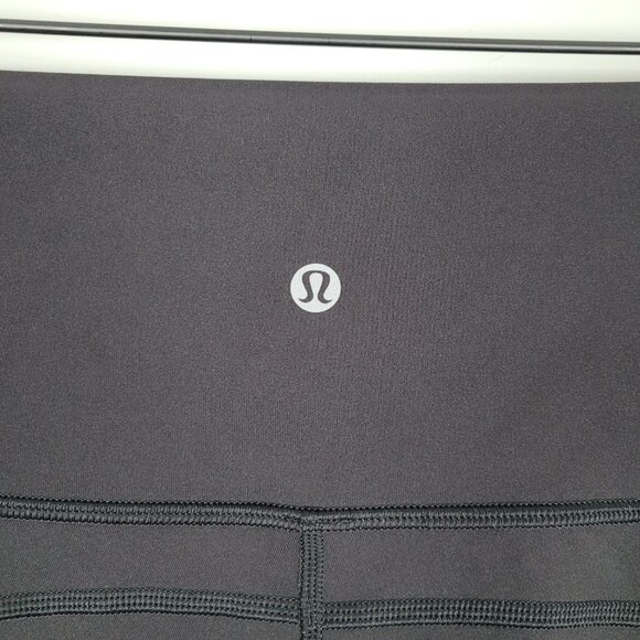 Lululemon Wunder Under High Rise Tight Mesh 28" Luxtreme Black Size 8 - Picture 11 of 12